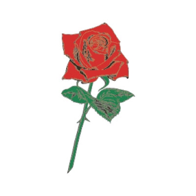 タトゥーシール 薔薇一輪