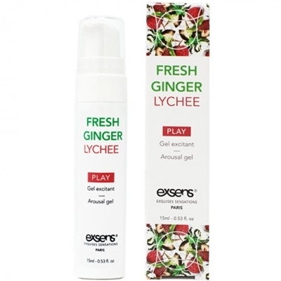 <exsens>エクスセンス プレイジェル 15ml (フレッシュジンジャー&ライチ)