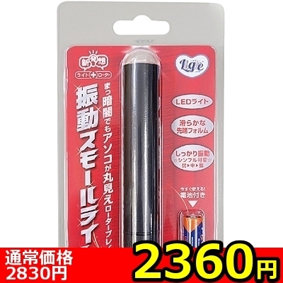 【2360円★数量限定】振動スモールライト<お一人様1点限り>
